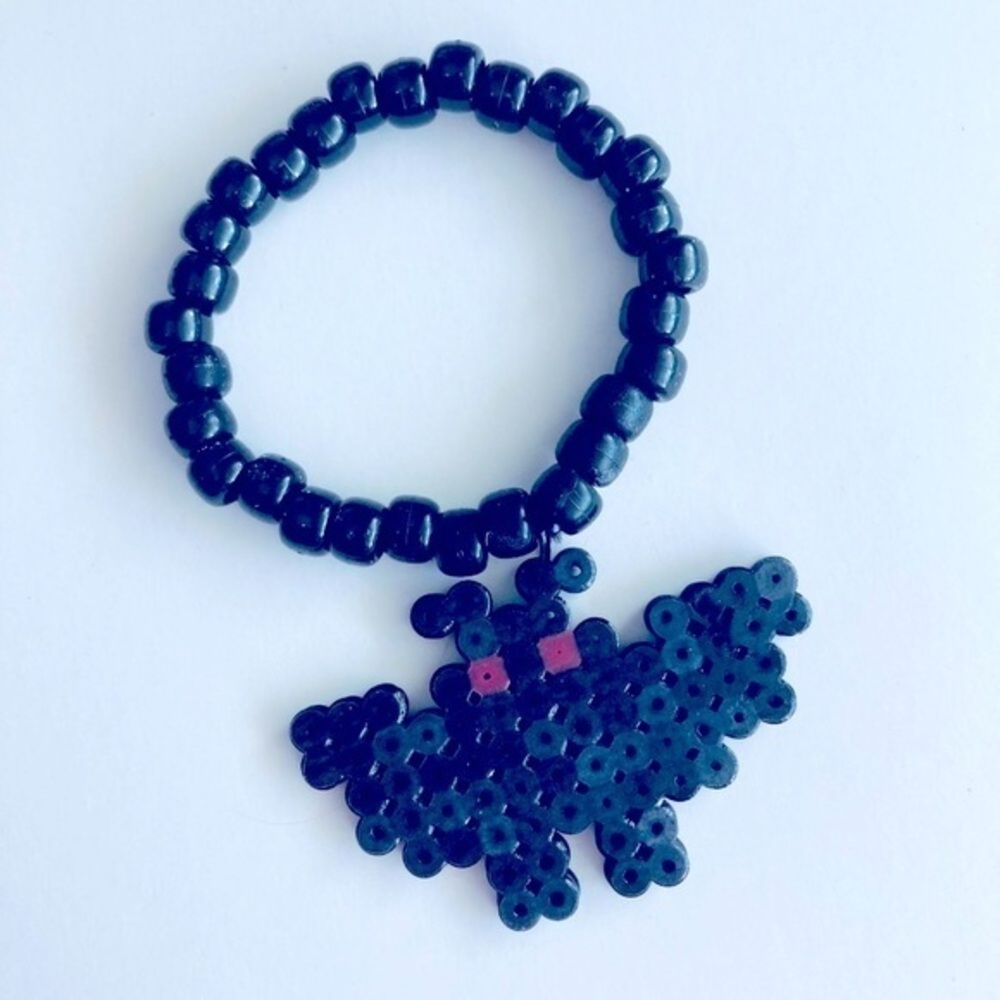 MOTHMAN Rave Kandi Perler Bracelet